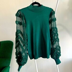 New green dress shirt